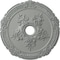 Ekena Millwork Attica with Rose Ceiling Medallion (Canopies up to 4 1/2"), 26"OD x 3 3/4"ID x 1 1/2"P, Primed White CM26AT - alternate 1